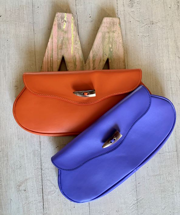 Borsa Le Gongolette da donna in pelle con dettaglio in corno